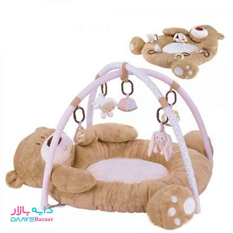 تصویر تشک بازی و پلی گیم نوزاد خرسی