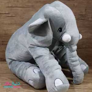 تصویر فیل بالشتی بازی و خواب نوزاد