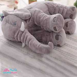 تصویر فیل بالشتی بازی و خواب نوزاد