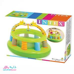 تصویر گهواره و پارک بازی بادی کودک اینتکس مدل ۴۸۴۷۴