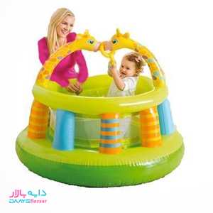 تصویر گهواره و پارک بازی بادی کودک اینتکس مدل ۴۸۴۷۴