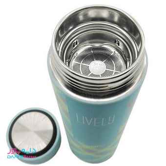 تصویر فلاسک دمنوش کیدتونز ظرفیت نیم لیتری مدل باربی طرح دار