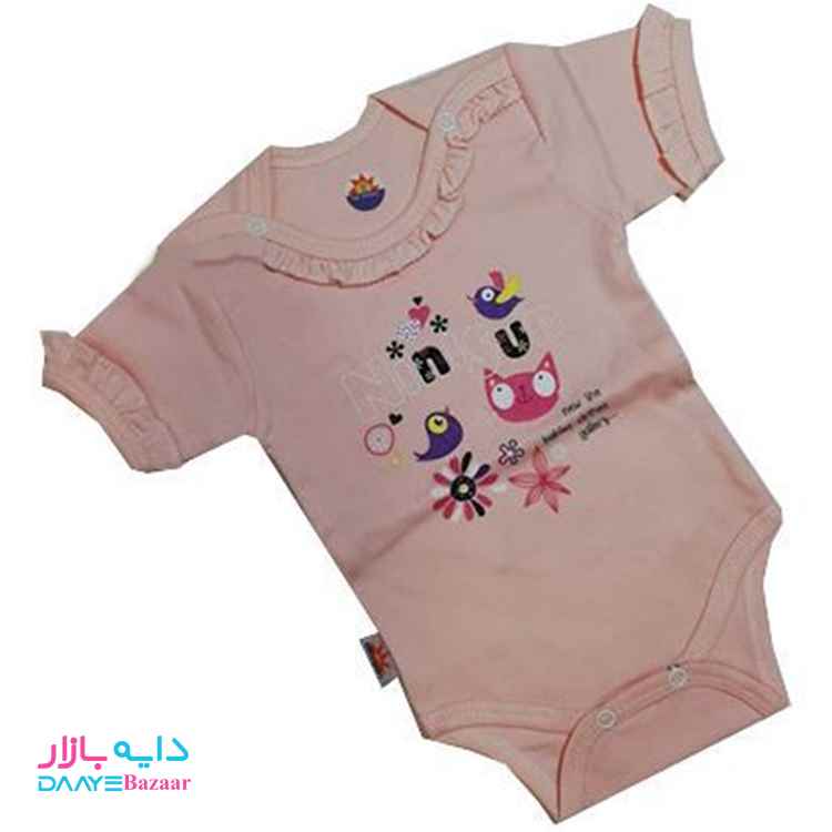 تصویر زیر دکمه دار آستین کوتاه