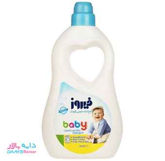 تصویر مایع لباسشویی آبی کودک فیروز مدل Baby مقدار ۱ لیتر
