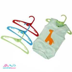 تصویر چوب لباسی کودک ۳ عددی طبقاتی چیوکو