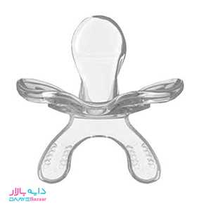 تصویر پستانک ارتودنسی تمام سیلیکونی دو در یک مایا