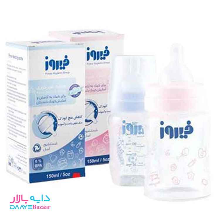 تصویر شیشه شیر خوری ۲۲۰ میلی لیتر فیروز