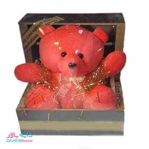 تصویر جعبه یا باکس هدیه نوزاد عروسک خرس کد۰۷