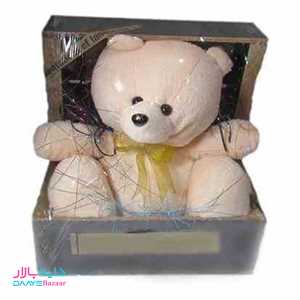 تصویر جعبه یا باکس هدیه نوزاد عروسک خرس کد۰۷