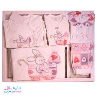 تصویر ست لباس نوزادی مجلسی دانالو