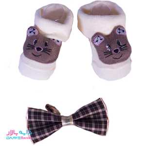 تصویر هد و پاپوش نوزادی