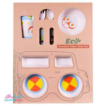 تصویر سرویس  ظرف غذا خوری گیاهی