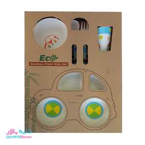 تصویر سرویس  ظرف غذا خوری گیاهی